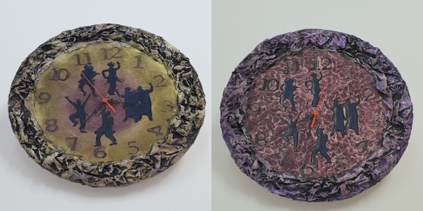 clock collage